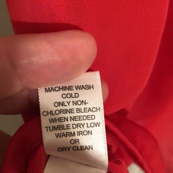 Banana Republic 14 Gorgeous Vibrant Red Sleeveless Blouse - Picture 8 of 14